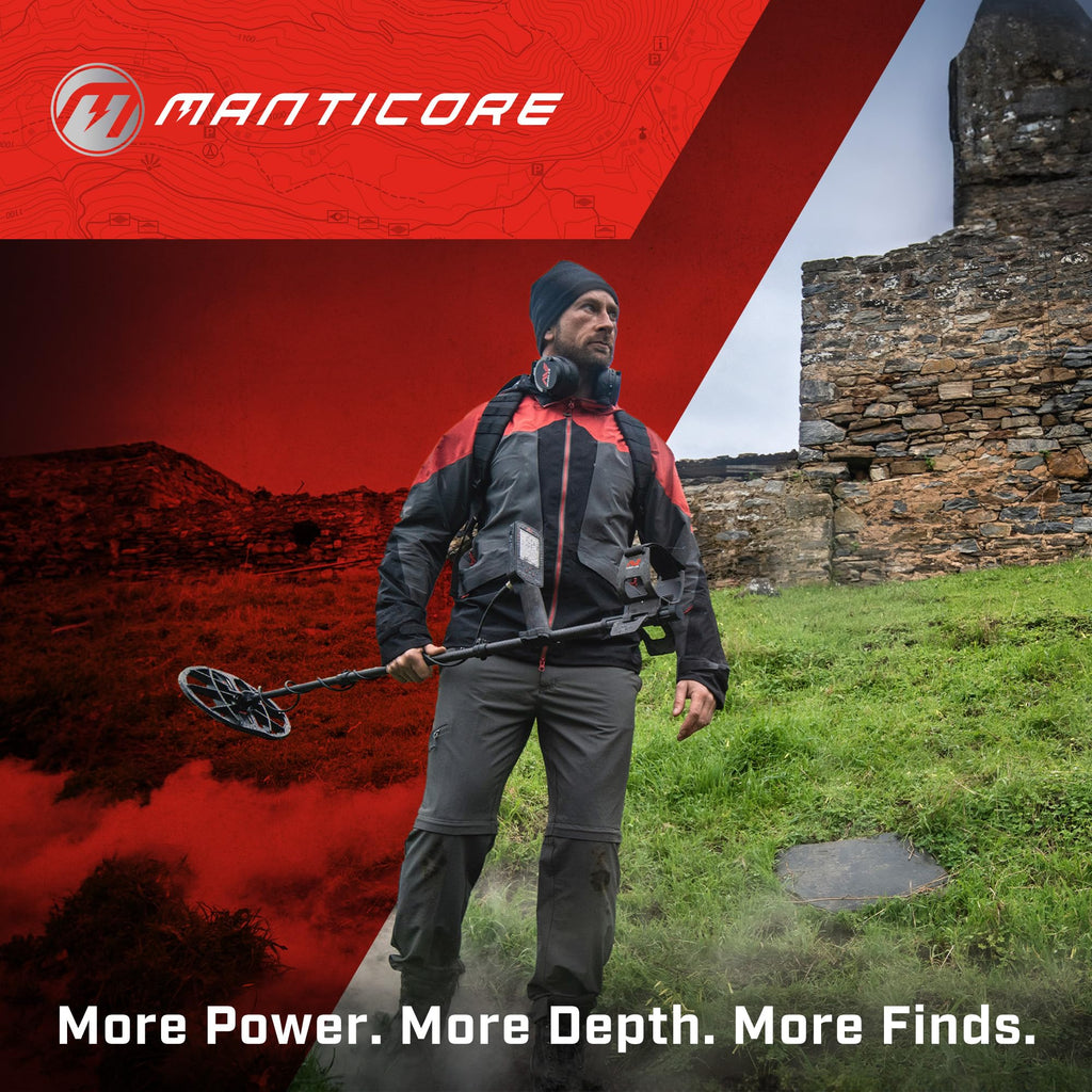 Minelab Manticore High-Power Multi-IQ+ Waterproof Metal Detector