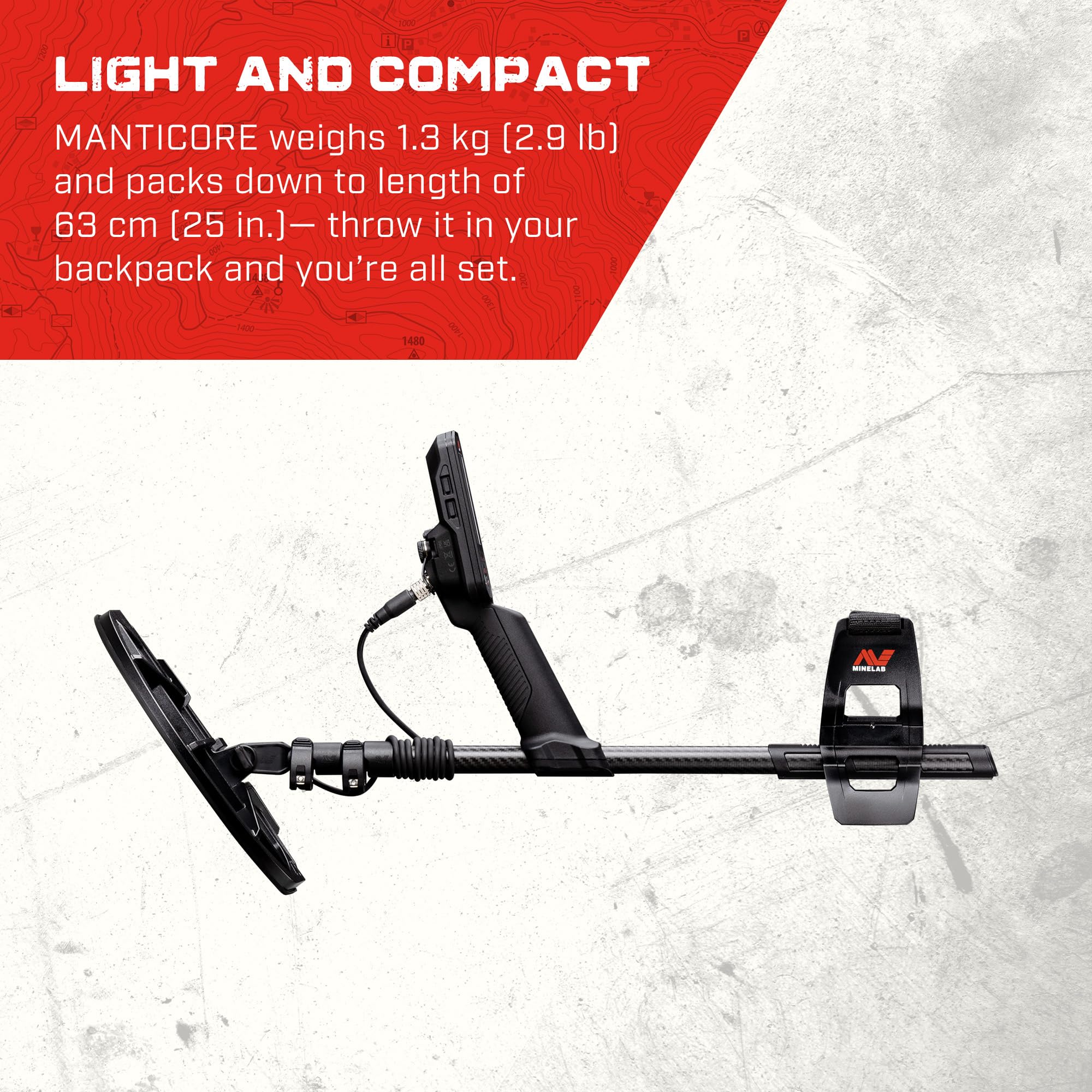 Minelab Manticore High-Power Multi-IQ+ Waterproof Metal Detector