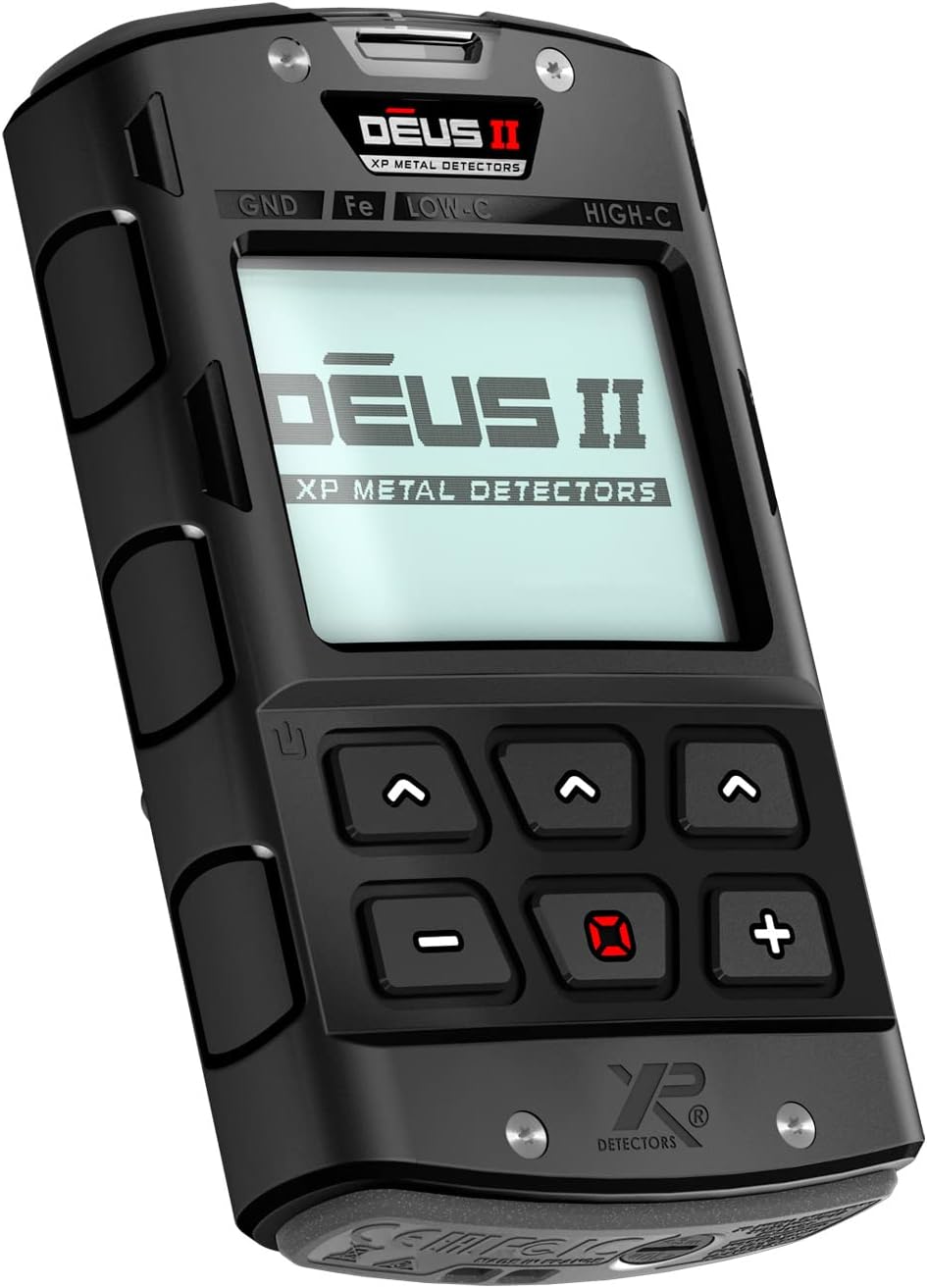 XP DEUS II RC Detector - 28 FMF Coil (11"), RC, ENGLISH Manual, US Charger