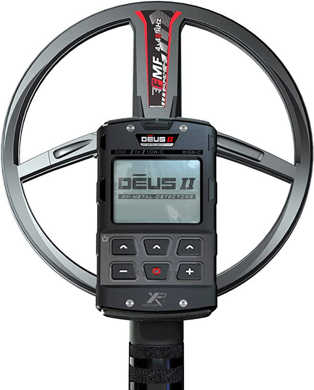 XP DEUS II RC Detector - 28 FMF Coil (11"), RC, ENGLISH Manual, US Charger